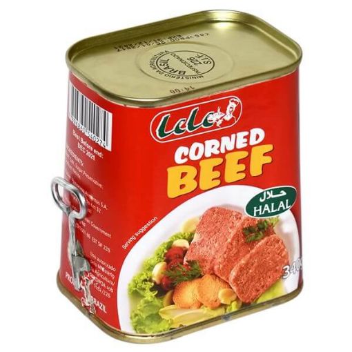 Lele corned beef hot spicy 340G